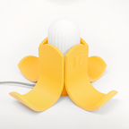 luminaria banana amarelo alaranjado romulo temigue