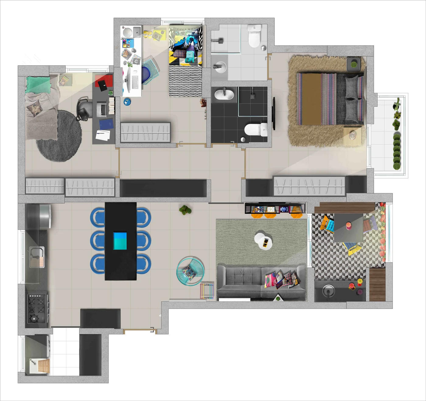 Apartamento Varandas — Temigue