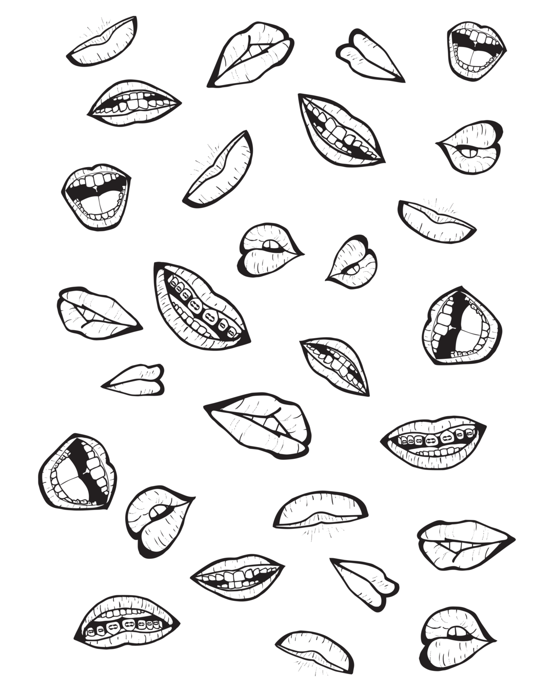 Ilustração Bocas