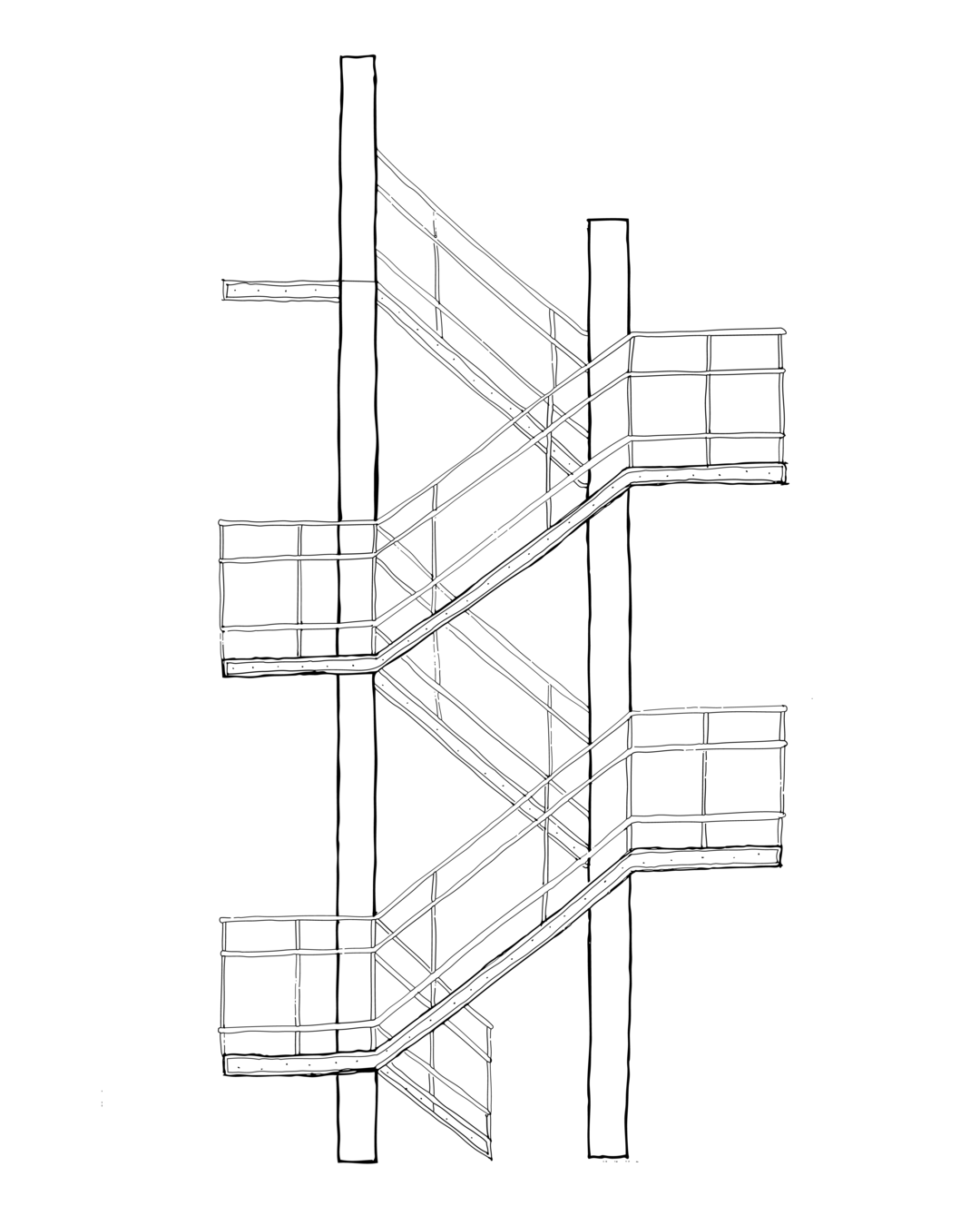 Ilustração Escadas