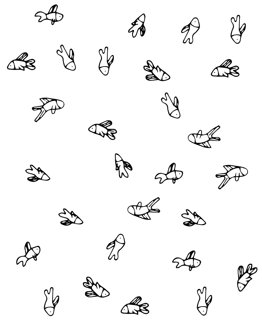 Ilustração Peixinhos